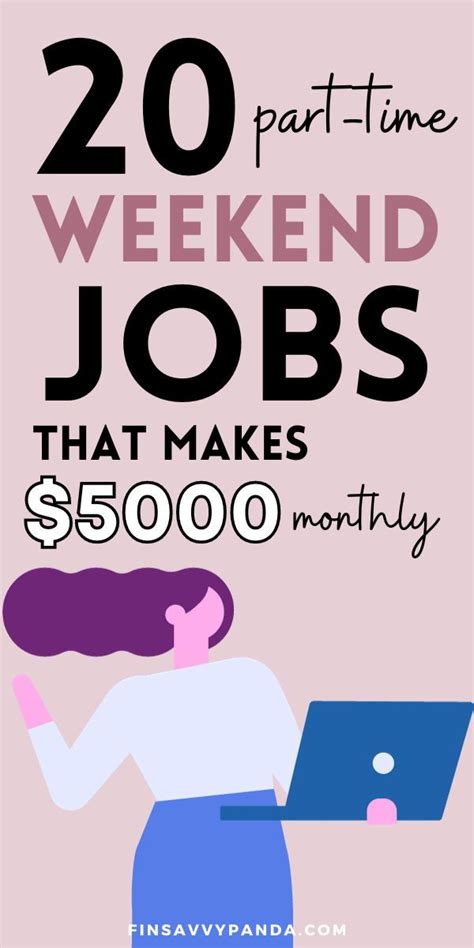 20 Best Weekend Jobs To Make Money Weekend Jobs Money Making Jobs 20 Best Weekend Jobs To Make Money Weekend Jobs Money Making Jobs