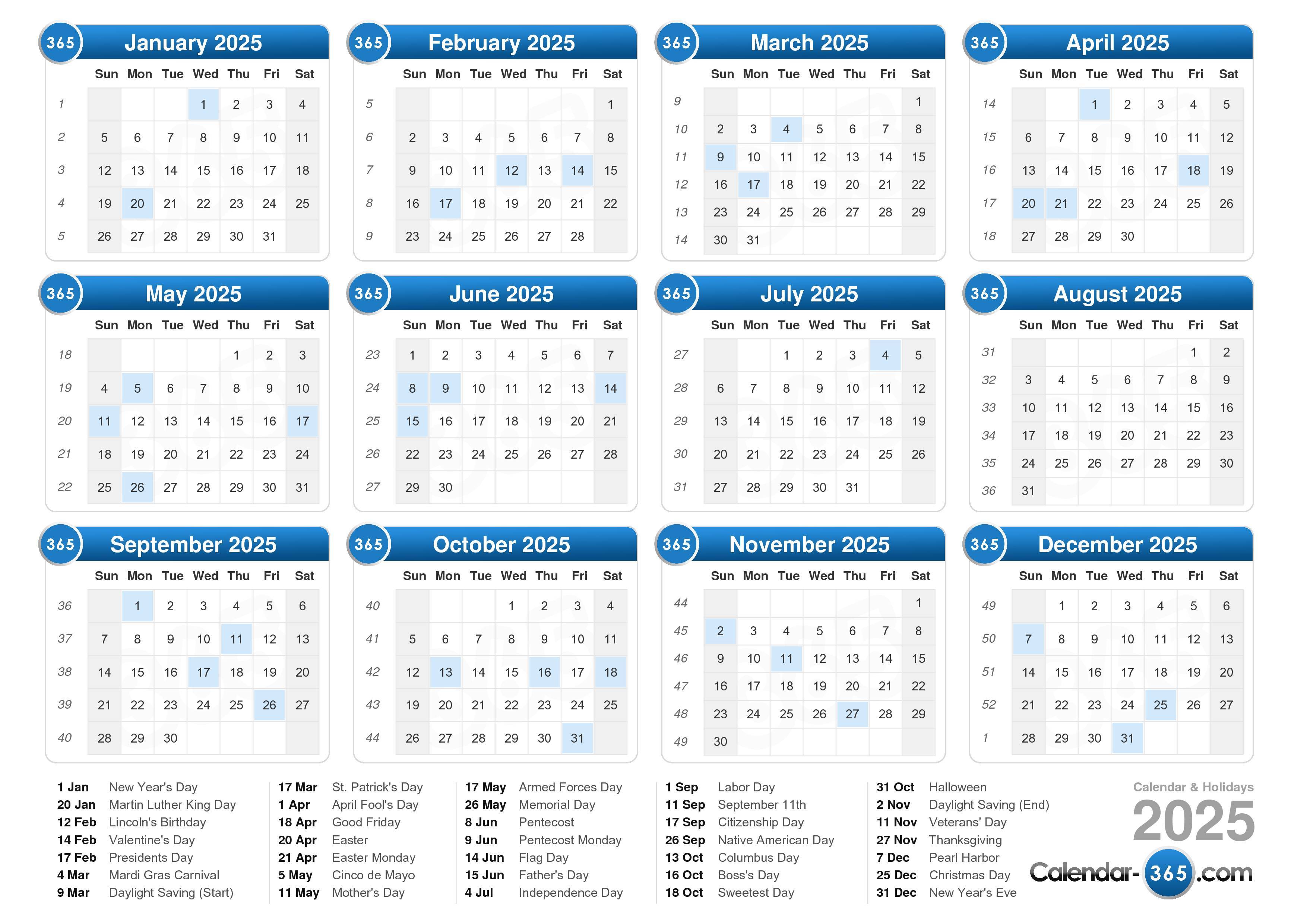 2025 United States List Of Holidays In Pdf Word And Excel 2025 United States List Of Holidays In Pdf Word And Excel
