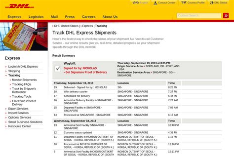 Dhl Trakcing