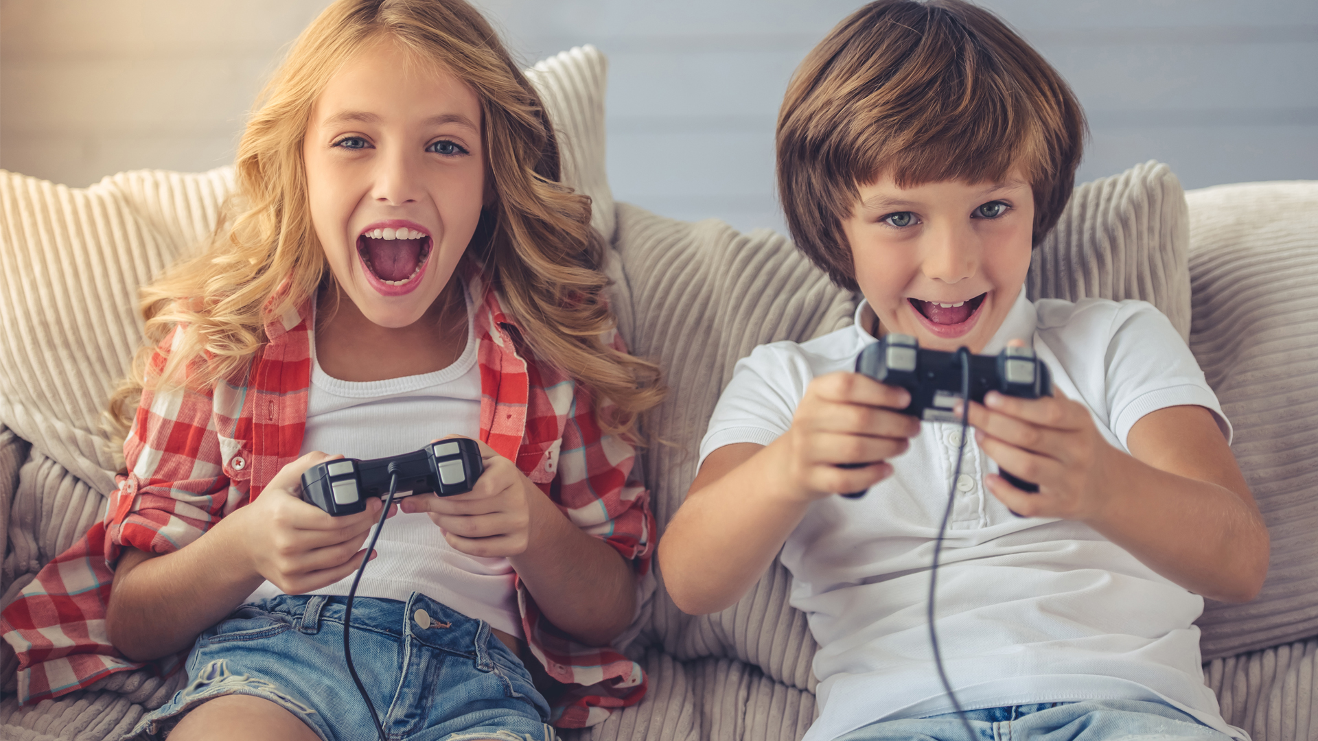 Kids Playing Video Games Kids Playing Video Games