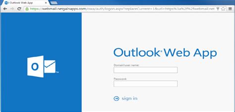 Outlook Web Mail Login Instruction Outlook Web Mail Login Instruction