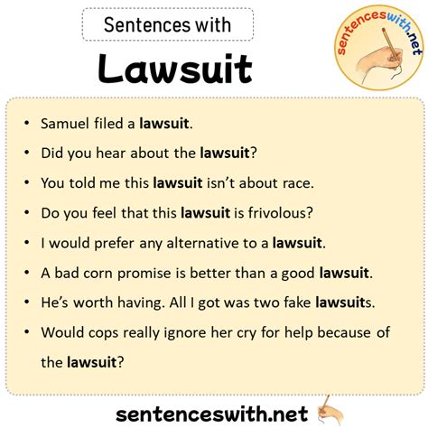 Sentences With Lawsuit Sentences About Lawsuit Sentenceswith Net Sentences With Lawsuit Sentences About Lawsuit Sentenceswith Net
