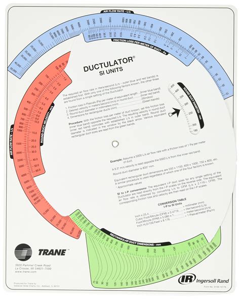 Trane Td1 Ductulator With Sleeve Duct Sizing Calculator Desertcart Trane Td1 Ductulator With Sleeve Duct Sizing Calculator Desertcart