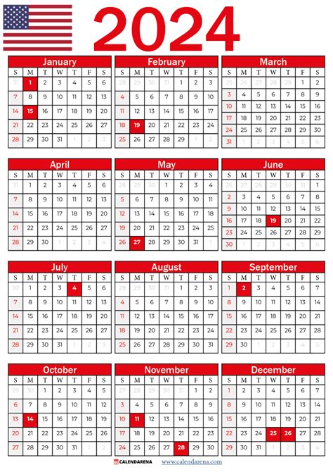 Usa Holiday Calender Usa Holiday Calender